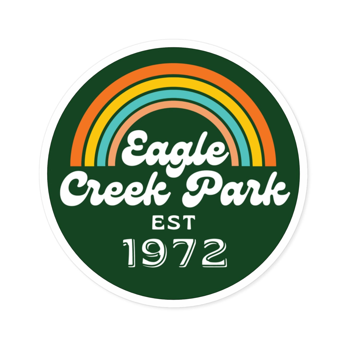 Round Sticker - Eagle Creek Park