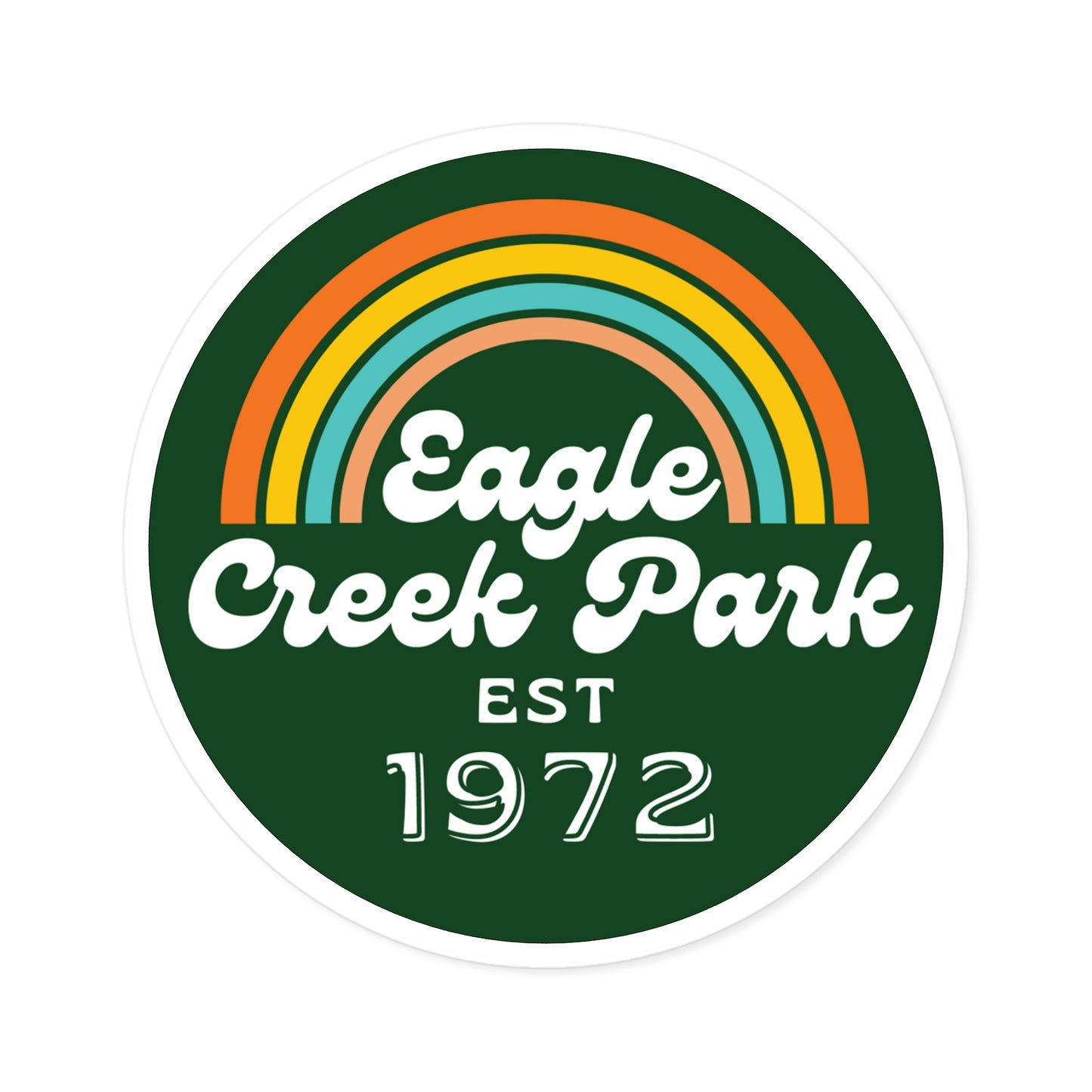 Round Sticker - Eagle Creek Park