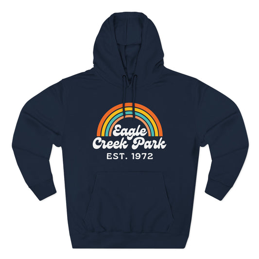 Eagle Creek Park Hoodie - Retro Rainbow (unisex)